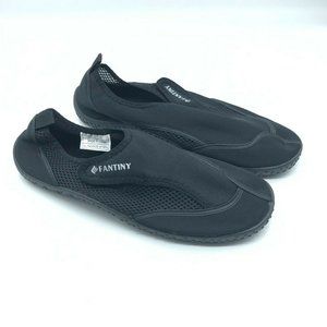Fantiny Water Shoes Slip On Hook & Loop Fabric 8